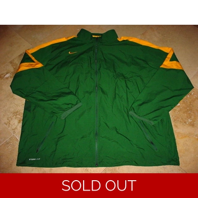 Nike Backfield Woven Traning Jacket Green Yellow 4XLT